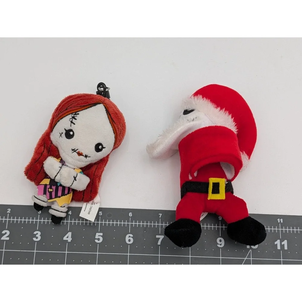 Nightmare Before Christmas Plush Jack Skeleton Wrist Sally Clip On Lot